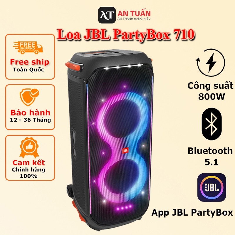 Loa JBL PartyBox 710 Review 2024: Giá 19.89 Triệu, Có Đáng Mua Không?