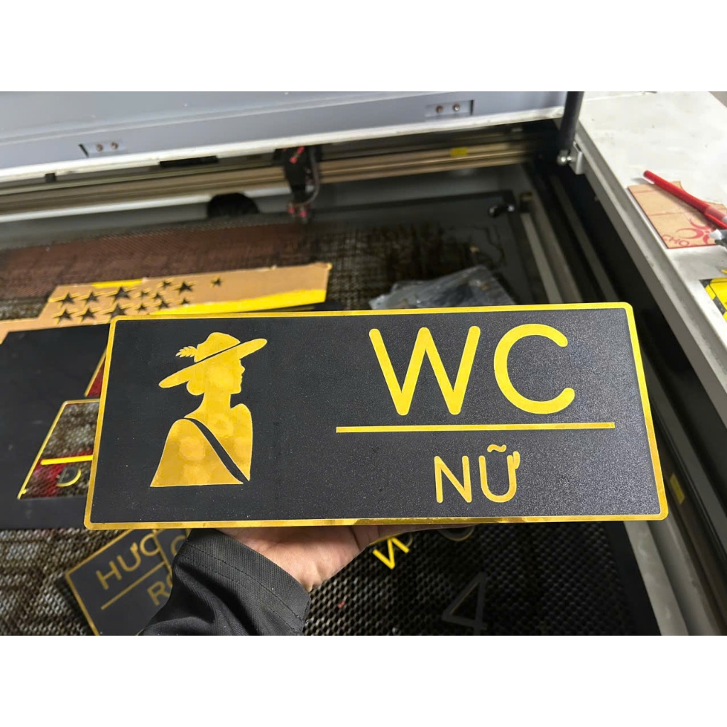 Biển WC NAM NỮ , BIỂN THEO YÊU CẦU