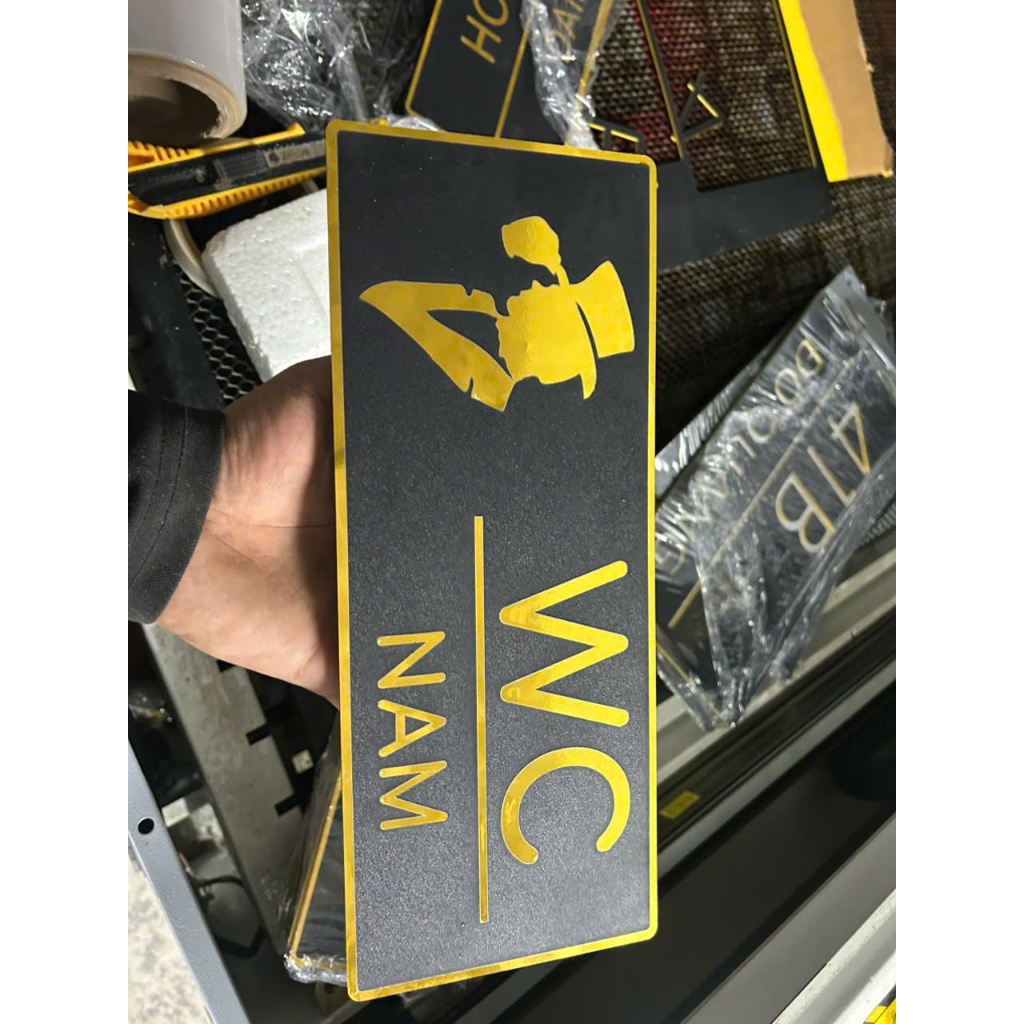 Biển WC NAM NỮ , BIỂN THEO YÊU CẦU