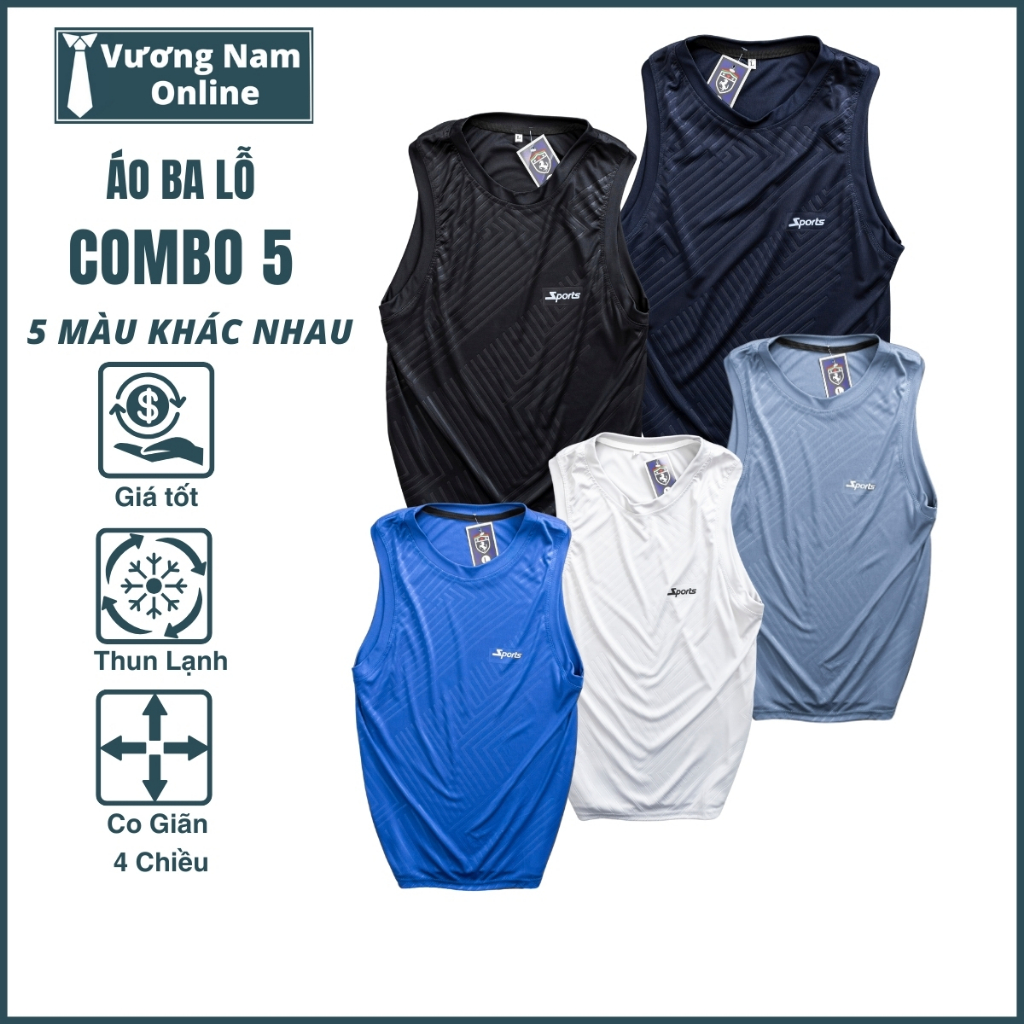 COMBO 5 ÁO DẬP VÂN