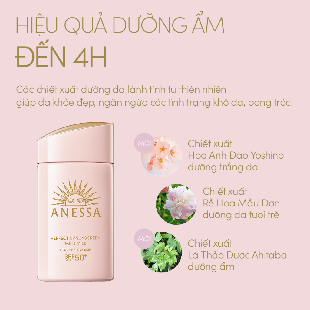 Ảnh Bộ 2 Sữa chống nắng Anessa dịu nhẹ cho da nhạy cảm và trẻ em SPF 50+ PA++++ 60mlx2 2