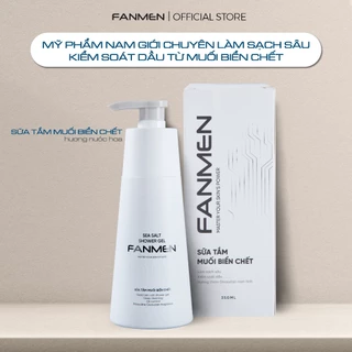 Sữa Tắm Nam Fanmen Sữa Tắm Cho Nam Tinh Chất Muối Biển Tự Nhiên Giúp Làm Sạch Sâu, Hỗ Trợ Ngăn Ngừa, Giảm Mụn Cơ Thể