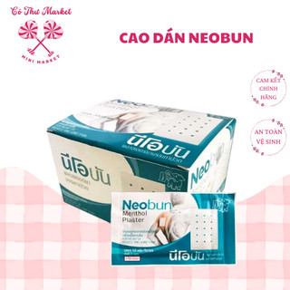 Miếng Dán Giảm Đau NeoBun Thái Lan 4*6 ( 1 gói 10 miếng ) - CÔ THƯ MARKET