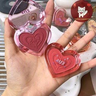 [4U2] Phấn Má Hồng 4U2 Đơn Sắc Trái Tim, Tone Màu Tự Nhiên, Heart Blush, 3.4g (HWB)