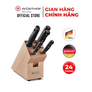 [TRẢ GÓP 0%] Bộ dao 5 món Wusthof Gourmet-Hàng chính hãng 100%