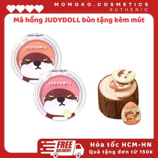 [Tặng Mút] Má Hồng Dạng Bùn JUDYDOLL Nội Địa Phấn má hồng đơn sắc Pretty Blush Powder Tự nhiên Phấn mịn Lên màu tốt 2g