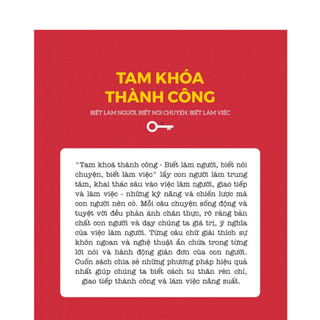Sách - Tam Khoá Thành Công - Biết Làm Người, Biết Nói Chuyện, Biết Làm Việc - MCBooks