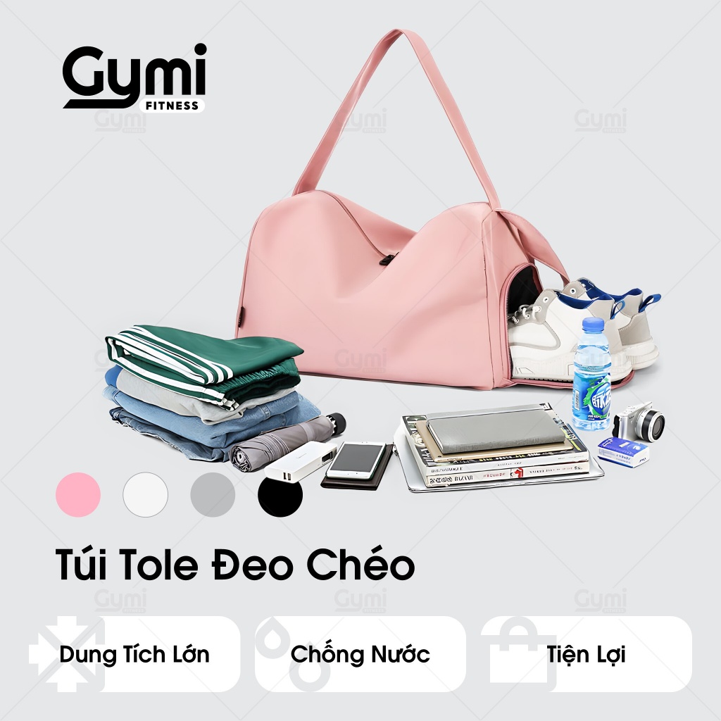 Túi Tole Du Lịch Đeo Chéo Thể Thao - Túi Tote Kèm Ngăn Để Giày, Chống Thấm Nước - Thời Trang Nam Nữ - TuiTole