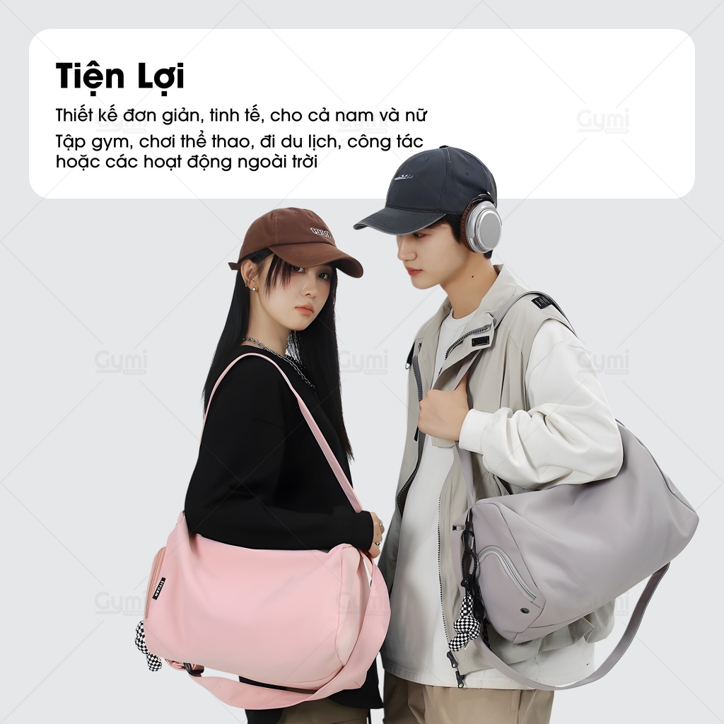 Túi Tole Du Lịch Đeo Chéo Thể Thao - Túi Tote Kèm Ngăn Để Giày, Chống Thấm Nước - Thời Trang Nam Nữ - TuiTole