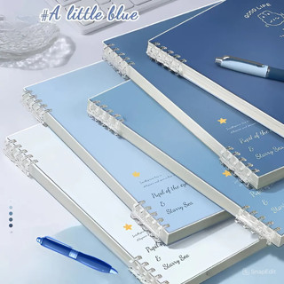 Sổ vở còng Blue Good Life khuyết còng dễ viết, tập vở học sinh sinh viên, sổ planer + Ruột Giấy BONZAI