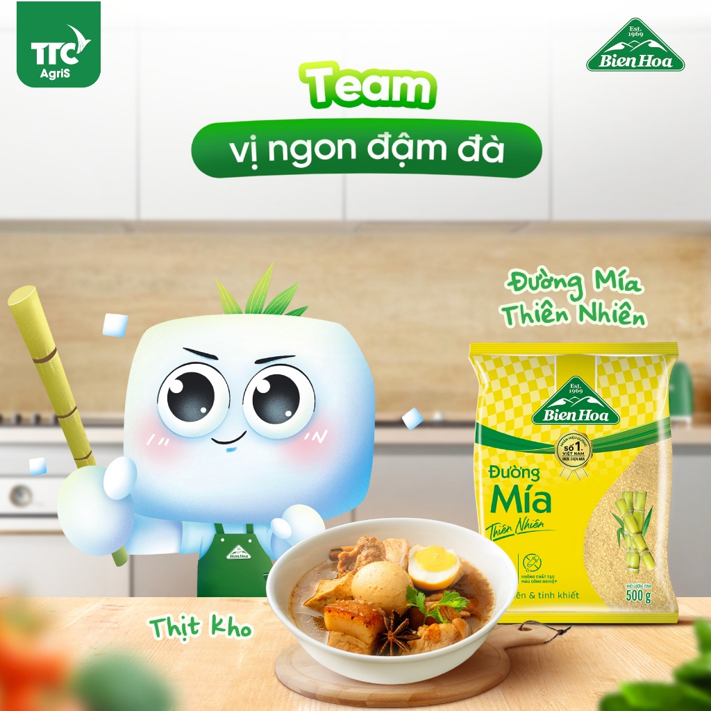 Ảnh Đường Mía Thiên Nhiên Biên Hòa 500G/túi 1