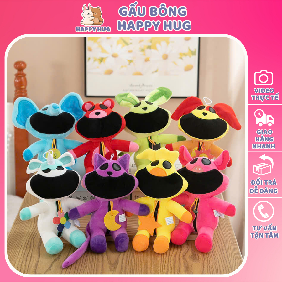Gấu bông Poppy Playtime 2024 Chapter 3 CatNap v Smiling Critters size ...