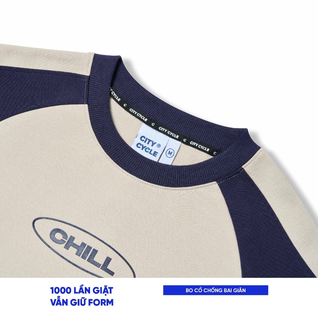 Áo thun nam nữ cộc phông mùa hè Local Brand Chính Hãng City Cycle Áo thun Chill Phết