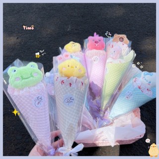 Bó Hoa Gấu Bông Capybara Loopy Nhân Vật Hoạt Hình Set 10 Bông Quà Tặng Bạn Gái Timo QT32
