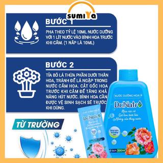Nước dưỡng hoa giúp hoa tươi lâu không mùi hôi Dr Natro kích nở hoa - sumiya