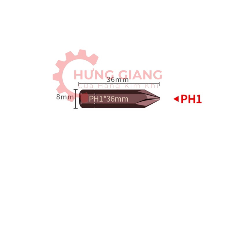 10 Mũi Đầu Tô Vít Đóng Hợp Kim, Mũi Đóng Tô Vít Cao Cấp
