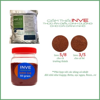 Cám Inve Thái NRD 3/5, 5/8 - Hàng Công Ty - Dành Cho Cá Bột Đến Cá Trưởng Thành - Độ Đạm Cao