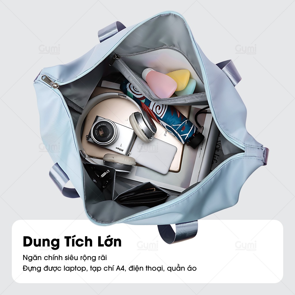 Túi Du Lịch 2 Tầng Gấp Gọn Đa Năng - Túi Xách, Nam Nữ Cỡ Lớn Gắn Vali Cao Cấp - Tui2Ngan