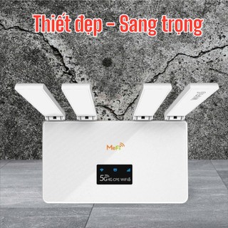 Phát wifi từ sim 4G R611C tích hợp wifi 6 có 4 ăngten gấp gọn