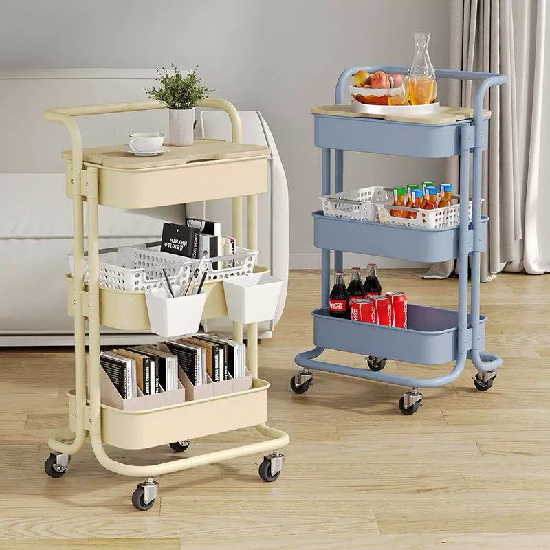 KỆ THÉP size to có bánh xe có tay nắm ,kệ để đồ, kệ xe đẩy để đồ decor nhà và  phòng