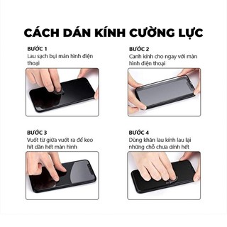 Cường lực KINGKONG Oppo A5 A9 A3S A1K A12 A15 A16 A17 A18 Reno 2 3 4 5 full màn | Miếng dán bảo vệ màn hình Oppo