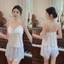 SX1028 bộ ngủ lụa satin kèm mút ngực - đồ ngủ cao cấp -KellyWang