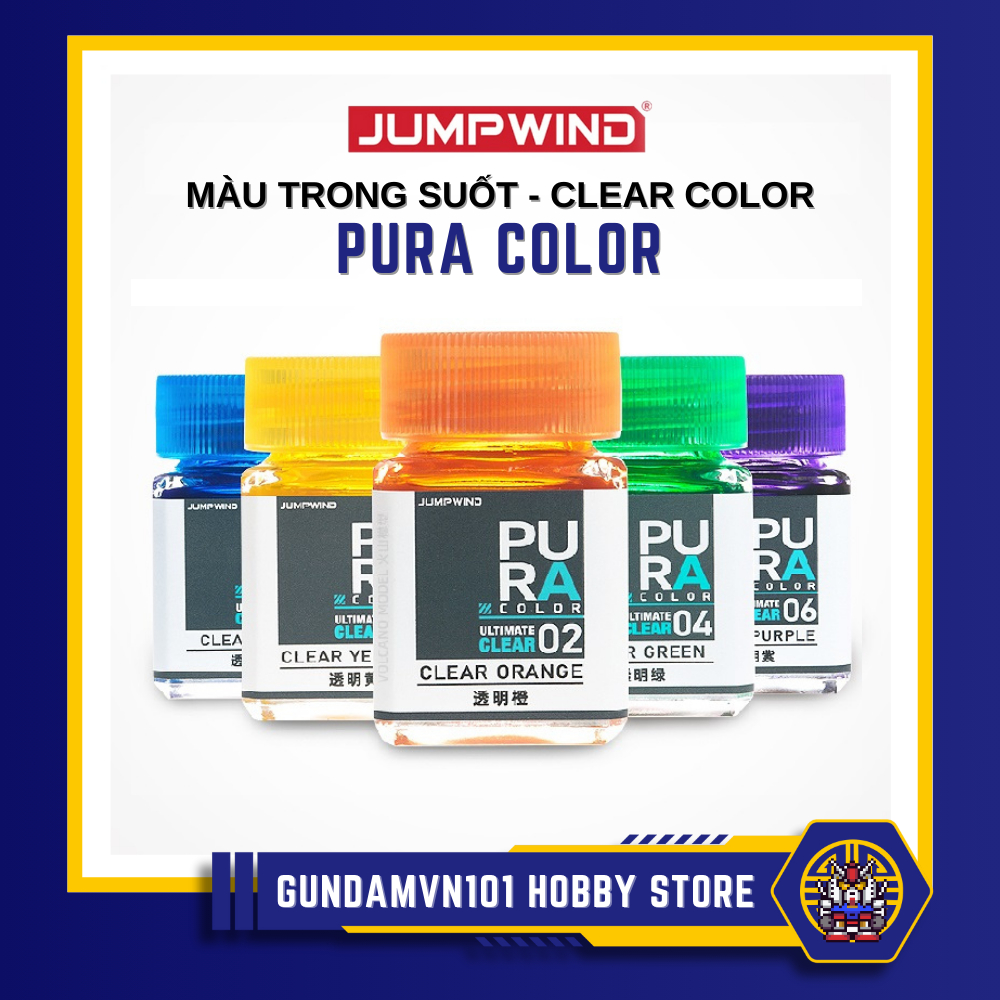 [GIÁ SỐC] SƠN MÔ HÌNH JUMPWIND PURA ULTIMATE CLEAR COLOR (PC01-PC11 ...