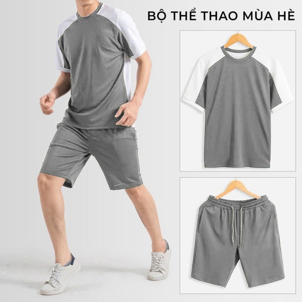Bộ Quần Áo Mặc Nhà Thể Thao Nam Mùa Hè Phong Cách Cao Cấp MRO - unisex L1