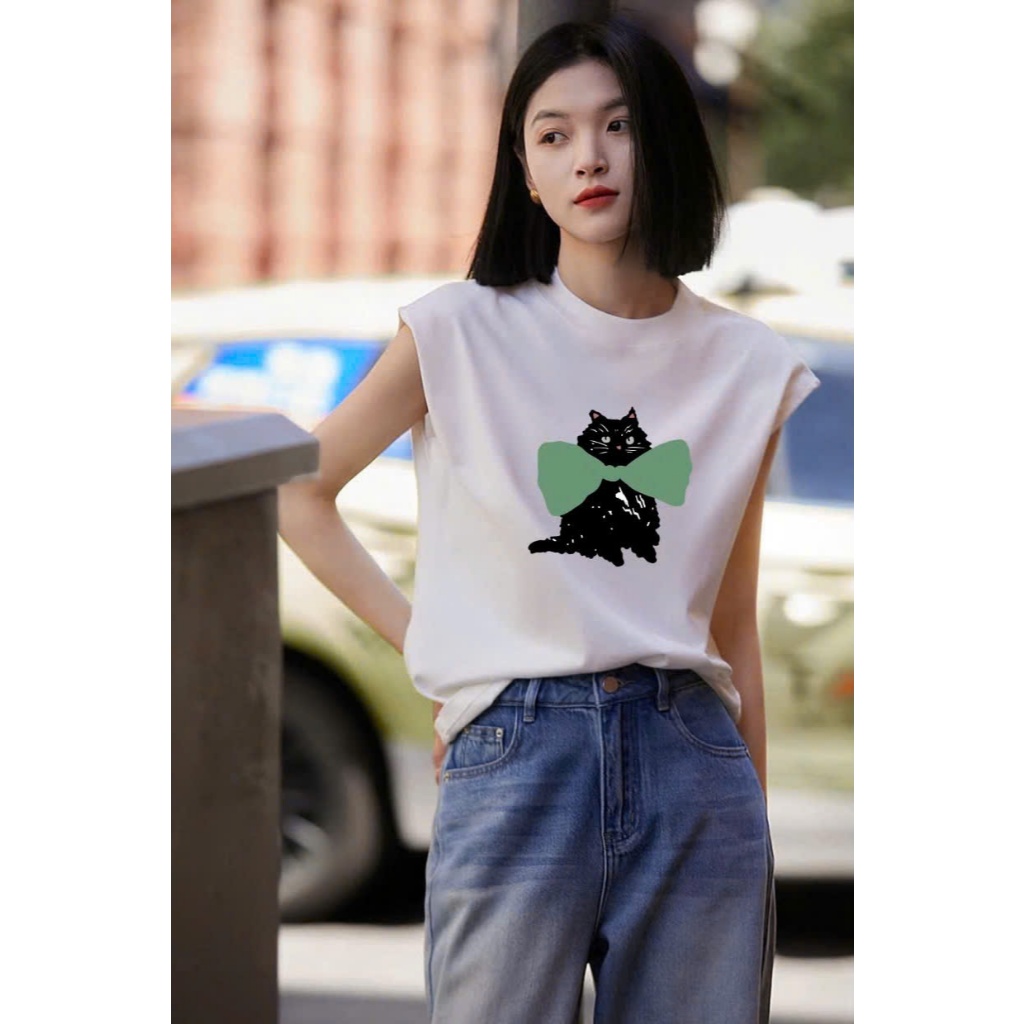 Áo sát nách nữ mặc hè JULY FASHION, Áo thun sát nách không tay Chất thun Cotton dày dặn mặc hè siêu mát