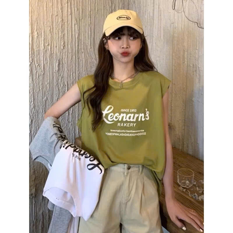 Áo sát nách nữ mặc hè JULY FASHION, Áo thun sát nách không tay Chất thun Cotton dày dặn mặc hè siêu mát
