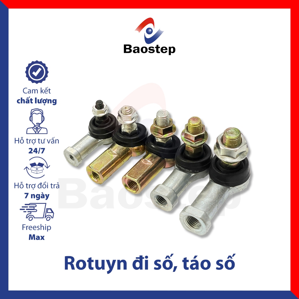 Đầu rotuyn lái trong, Rotuyn đi số, táo số, rotuyn cân bằng, rotuyn trụ ...