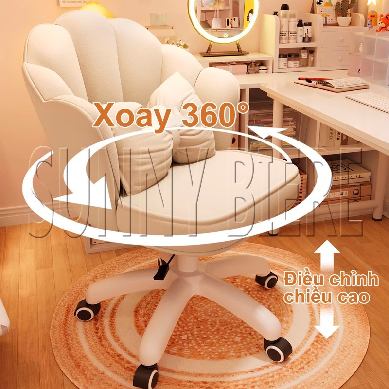 SUNNY Ghế Máy Tính Thoải Mái Nữ Sinh Phòng Ngủ Gia Đình Ghế Trang Điểm Học Ghế Văn Phòng
