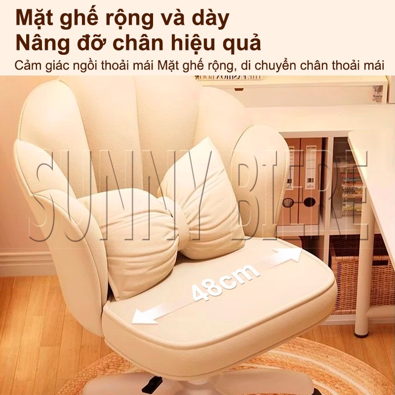 SUNNY Ghế Máy Tính Thoải Mái Nữ Sinh Phòng Ngủ Gia Đình Ghế Trang Điểm Học Ghế Văn Phòng