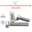 Bulong M10 Inox 304 (10 Ly) Kèm Tán (Ê Cu) - Đủ Size 20mm Đến 200mm Chống Gỉ Sét Cao Cấp