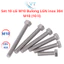 Bulong M10 Inox 304 (10 Ly) Kèm Tán (Ê Cu) - Đủ Size 20mm Đến 200mm Chống Gỉ Sét Cao Cấp