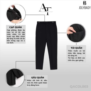 Quần Âu Nam Sidetab HS HOÀNG SỰ GROUP Có Đai Chỉnh Eo Form Baggy Phong Cách Hàn Quốc QTCAP