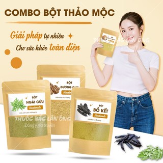 20 loại bột tự chọn, cần tây, rau má, cam thảo, đậu đỏ, yến mạch, quế, ngũ vị hương, bạch linh