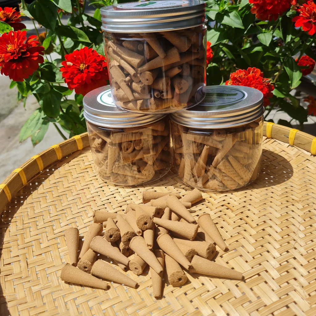 [Nụ thiền]100 gram 70 nụ nhọn đầu Trầm hương quảng nam phục vụ thờ cúng xông đốt thơm nhà cửa-Trầm hương Bình an.