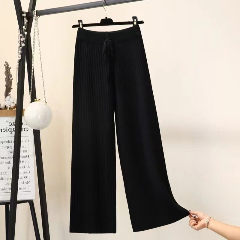 Quần ống rộng nữ dài chất len tăm thun siêu đẹp AT-M100_ ZynD Clothing