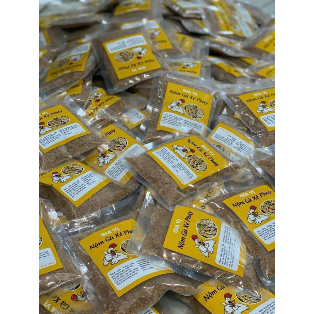 GÓI 200GR GIA VỊ NỘM GÀ XÉ PHAY SIÊU NGON TIỆN LỢI