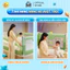 Thanh Chắn Giường Pakey Cải Tiến Nâng Hạ Dễ Dàng Chiều Cao Tối Đa 105cm, Khóa Chốt An Toàn - S1