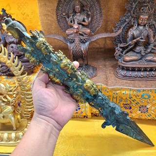Chày Phổ Ba Mahakala cổ pháp khí mật tông