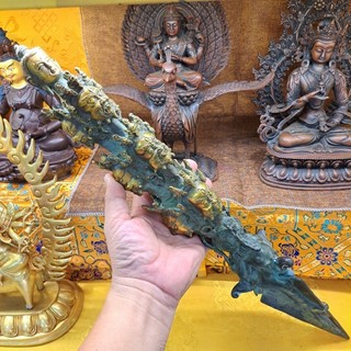 Chày Phổ Ba Mahakala cổ pháp khí mật tông