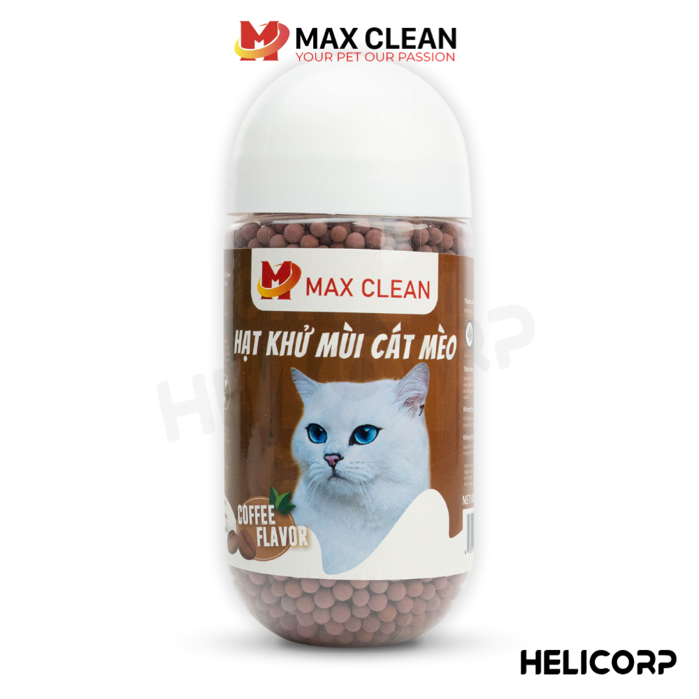 Ảnh Hạt Khử Mùi Cho Cát Vệ Sinh Mèo Max Clean - HeLiPet - Giúp Hấp Thụ Mùi Hiệu Quả, Giữ Vệ Sinh Lâu Dài 1