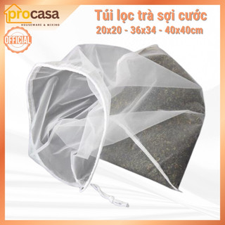 Túi lọc trà sợi cước loại tốt kích thước 20x20cm - 36x34cm - 40x40cm