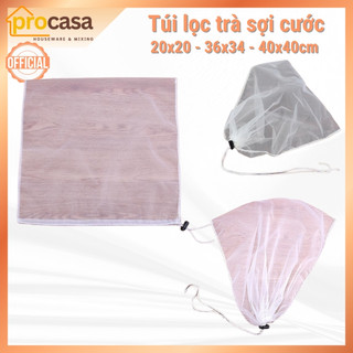 Túi lọc trà sợi cước loại tốt kích thước 20x20cm - 36x34cm - 40x40cm