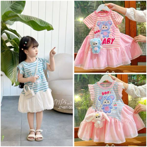 Bộ sưu tập đầm Baby Three cho bé gái 13-45kg phong cách Hàn Quốc