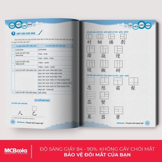 Sách - Tập viết chữ Hán theo giáo trình Hán ngữ Boya sơ cấp 1 Mcbooks