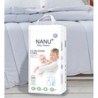 (COMBO 2 GÓI) tã  Bĩm quần Nanu Tã Nanu cao cấp 100 miếng cho bé đủ size Dán S/M quần M/L/XL/2XL/3XL/4XL/5XL