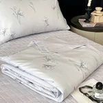 Bộ chăn ga cotton đũi hoa sắc màu vintage ga Trần bông ga, vỏ chăn kèm 2 vỏ gối  mềm mịn, bền đẹp đủ kích thước — ảnh 5